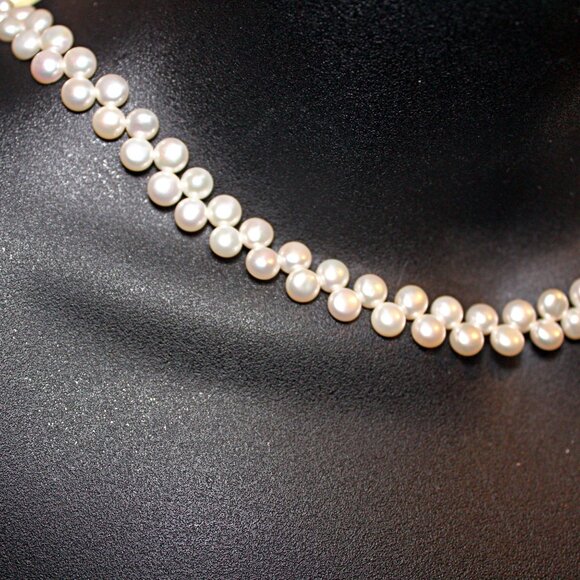 Genuine100% Real Fresh Water Pearl Necklace - Picture 6 of 8